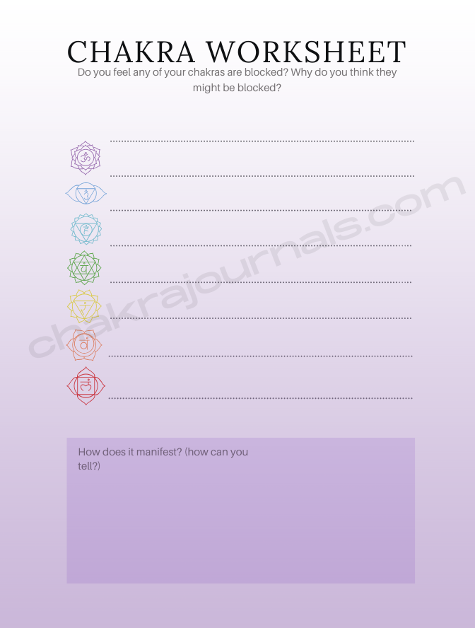 Crown Chakra Journal sample page featuring reflection prompts for spiritual clarity and inner alignment.